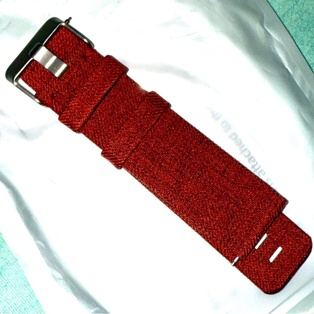Walton Fitbit Versa Band heathered burnt orange small NWOT